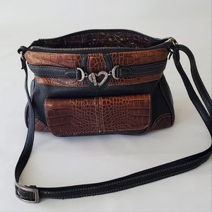 Brown and Black Women's Bag